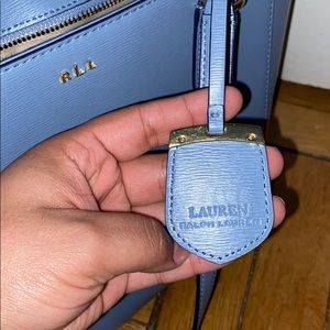 Very cute blue Lauren Ralph Lauren purse! :)